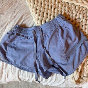 Lululemon track that lined short 3” | purple | size 4